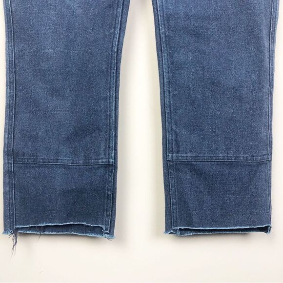 TAYLOR STITCH | Button Fly Cropped Jeans Seam Detail Women’s Size 30 (10) - Picture 5 of 9